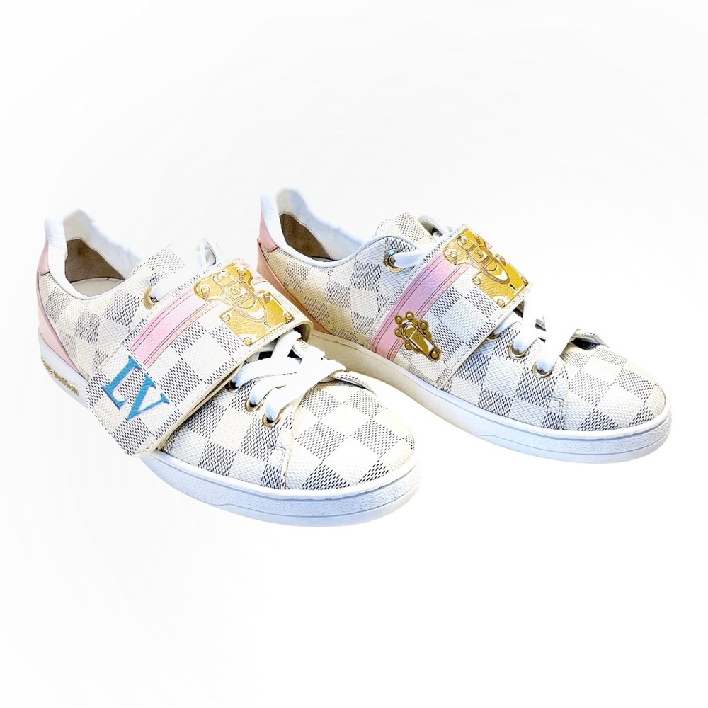 Louis Vuitton Frontrow Azur Damier Sneakers EU 37 US 7 Limited Edition